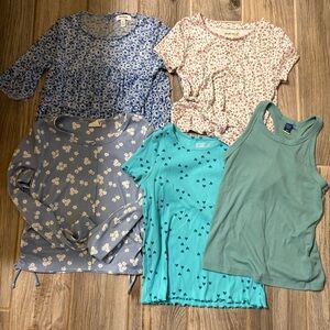 Floral and Solid Women Tops Collection